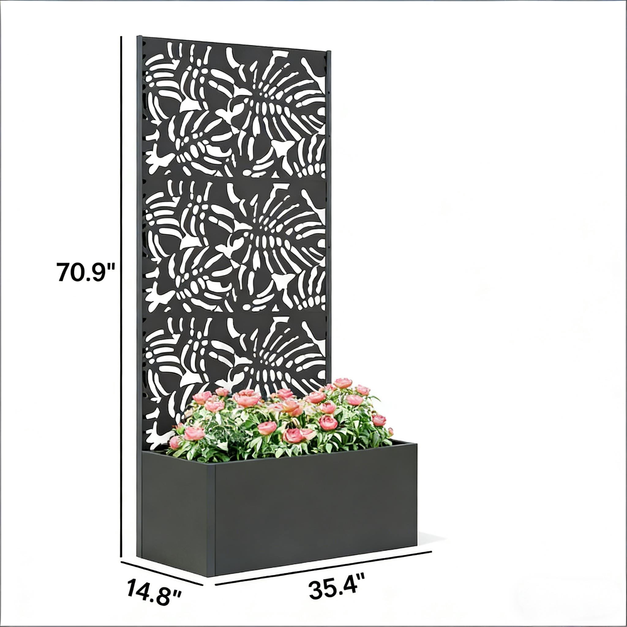 Trellis Planter Efficient Drainage Planter Box