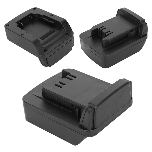 AMONIDA Battery Adapter, ABS Drill Battery Adapter Built‑in PCBA Voltage Protection Power Tools For DEWALT DCB200 To For M18