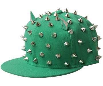 Punk style gold silver rivet men's and 