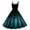 Blue, variant on Women Halloween Print Sleeveless 1950s Evening Party Tennis Prom Dress for Women Casual Wear Gray M