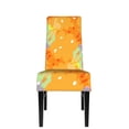 thumbnail image 2 of Dining Chair Back Cover, Water Washing, Disassembly Chair Sleeve Sliding Cover Protective Cover-Yellow Abstract Flowers Pattern Chair Protectors Seat Covers, 2 of 8