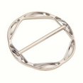 thumbnail image 2 of sunsanly 1 Pc/3 Pcs Women Scarf Ring Zinc Alloy Shirt Clips Twist Tee Knot Ring T-Shirt Ties Dress Clips Clothing Tightening Clip for Shirt Scarf Dress, 2 of 8