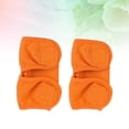 thumbnail image 2 of EeaseMX 1 par de fundas protectoras para patas de mascotas, banda para artritis, protector de rodillas cálido (naranja, talla S), 2 of 7