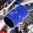 thumbnail image 2 of Unique Bargains 100cm Length 28mm Inner Dia Straight Hump Silicone Hose Coupler Intercooler Tube for Car Intercooler Intake Piping Blue, 2 of 6