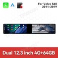 thumbnail image 3 of TPXINXIN Dual 12.3 inch Screen Car Radio For Volvo S60 2011-2019 Android GPS Navigation Multimedia Video Player Stereo Receiver Head Unit, 3 of 14