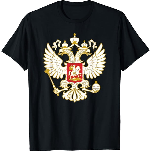 Camiseta con diseño de águila rusa