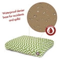 thumbnail image 4 of Majestic Pet | Chevron Shredded Memory Foam Rectangle Pet Bed For Dogs, Removable Cover, Sage, Medium, 4 of 5