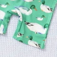 thumbnail image 5 of Baby Boy Swimsuit 9-12 Months Toddler Boy Swimsuit Shark Print Long Sleeve One Piece Zipper Swimwear Infant Rash Guard Bathing Suit Beachwear, 5 of 7
