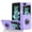 Purple, variant on Allytech Galaxy Z Flip 5 Case with 2 Set Screen Protector, With Ring Holder Stand Shockproof Protective Anti-Scratch Hybrid Case Cover for Samsung Galaxy Z Flip 5 - Darkblue