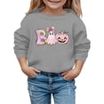 thumbnail image 4 of Gyujnb Kids Halloween , Print Halloween Pullover Sweatshirt for Kids Girls Boys Long Sleeve Casual Play Outerwear Soft Comfortable, Halloween Outfits,9-10 Years, 4 of 4