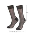 Spencer Mens Silk Sheer Nylon Dress Socks Ultra Thin Business Striped