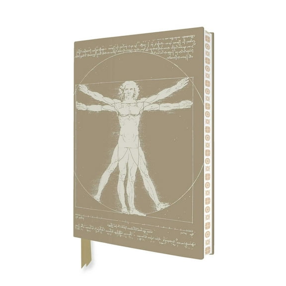 Artisan Art Notebooks Da Vinci: Vitruvian Man Artisan Art Notebook (Flame Tree Journals), (Paperback)