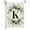 K, variant on Ashosteey Letter Garden Flag, 26 Letters Spring Summer Garden Flag Family Last Name Initial Yard Flags for Outside, Home Farmhouse Holiday Yard Lawn Outside Decor