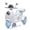 Blue + Polypropylene+3, variant on DIANJIE12V Dual Motor Two Seater Kids 3 Wheel Electric Ride On Motorcycle For Ages 3 6