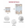 thumbnail image 7 of Spring Easter Kitchen Dish Towels for Drying Dishes Set of 2, Cute Rabbits Flower Leaves Butterfly Blue Plaid Waffle Weave Microfiber Hand Tea Bathroom Towels Quick Dry & Absorbent Towel 12x12, 7 of 7