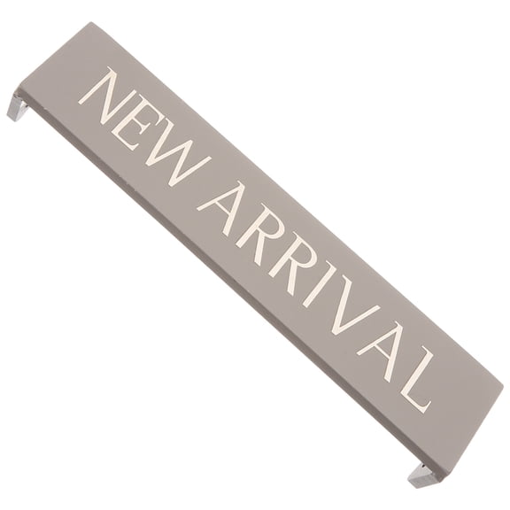 FRCOLOR Metal Label Metal New Arrival Sign Retail Sale Sign Clothing Sign Display Sign