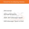 thumbnail image 2 of MAX Advanced Brakes - Brake Kit For 2009 - 2017 VW Tiguan | Carbon Ceramic Brake and Rotor Kit Front and Rear | Daily Driving Geomet Coated Brake Rotors, 2 of 9