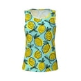 thumbnail image 4 of Easygdp Lemon1 Women's Workout Tank Top, Running Top, Hiking Shirt, Quick-Dry for Running, Yoga, Hiking - Large, 4 of 9