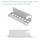 thumbnail image 4 of Tholdsy Soporte de pared para consola de juegos de Metal, soporte de disipación de calor, estante para el hogar, accesorios de repuesto para Videojuegos y accesorios Blanco, 4 of 6