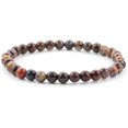 thumbnail image 1 of GHSDFBB | Small, Medium, Large Sizes | Gemstone Beaded Stretch Bracelet | 6mm Round Beads, 1 of 6