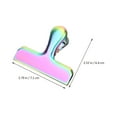 thumbnail image 2 of HERFIER 4pcs Chip Clip Reusable Food Bag Clip Multipurpose Stainless Steel Pouch Clip 2.79x2.52x0.98in, 2 of 8