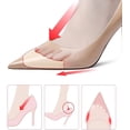 thumbnail image 3 of Shoe Fillers for Too Big Shoes 1 Pair Front Toe Cushions Sponge Toe Inserts for High Heels Boots Flats Beige, 3 of 7