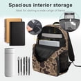 thumbnail image 5 of Pzuqiu Brown Duck Camo Personalized 17 Inch Backpack for Kids Custom School Bag with Name Lightweight Breathable Customized Shoulder Bag for Boys Girls Elementary Students, 5 of 7