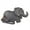 grey, variant on Cute Elephant Shaped Crossbody Bag for Women, Stylish PU Cartoon Shoulder Purse - Trendy Daily Casual Phone Bag