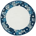 thumbnail image 4 of SAFAVIEH Martha Stewart Poppy Floral Border Area Rug, Azurite Blue, 8' x 10', 4 of 8