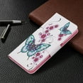 thumbnail image 4 of Allytech Galaxy A13 5G Case with TPU Interior Shockproof Cover, PU Leather Folio Kickstand Magnetic Clasp Card Slots Holder Wallet Cover for Samsung Galaxy A13 5G(6.5 inch) 2021, Floral Butterfly, 4 of 4