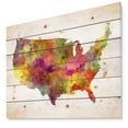 thumbnail image 1 of Design Art - United States Map in Colors, 1 of 5