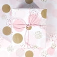 thumbnail image 3 of COM1950s Gift Wrapping Paper Roll, Large 118 Inch Roll with Elegant Sheen, 80 Gsm Thick Paper for Valentines Day Birthday Christmas Gifts, 3 of 8