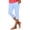 Light Blue #1, variant on WULMLEO Capri Pants for Women Moisture Wicking Yoga Pants High Waisted Stretchy Comfy Ultra Trousers Soft Summer Workout Gym Legging Sky Blue 2XL