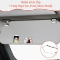 thumbnail image 3 of Car Sun Visor Photo Holder Acrylic Magnetic Picture Clip 3 Inch Photo Frame Car Visor Clip for Car SUV Truck Home Refrigerator Locker Decor Personalized Memory Display Car Accessory, 3 of 7