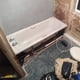 thumbnail image 4 of Rejilla de ducha, desagüe de piso rectangular de 20 x 10 cm, desagüe de ducha, desagüe de piso negro con rejilla de acero inoxidable, adecuado para inodoro, baño, cocina,, 4 of 5