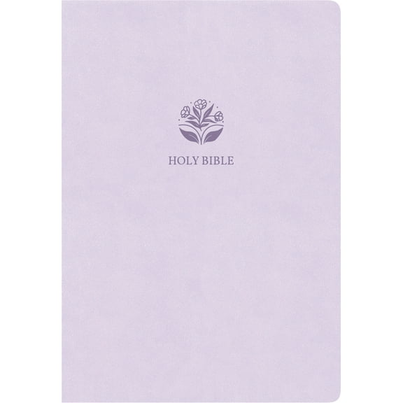 KJV Large Print Compact Reference Bible, Lavender Leathertouch, (Hardcover)