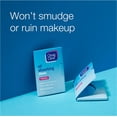 thumbnail image 4 of Clean & Clear Oil Absorbing Facial Sheets, Portable Blotting Papers for Face & Nose, Blotting Sheets for Oily Skin to Instantly Remove Excess Oil & Shine, Absorbing Blotting Papers, 50 ct, 4 of 5