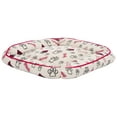 thumbnail image 3 of SAFAVIEH Genji Regular Pillow Style Dog Bed, Ivory/Red, 3 of 8
