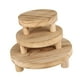 thumbnail image 5 of 3 soportes de madera para plantas, soportes para macetas, rústicos y multifuncionales. Marrón claro, 5 of 9