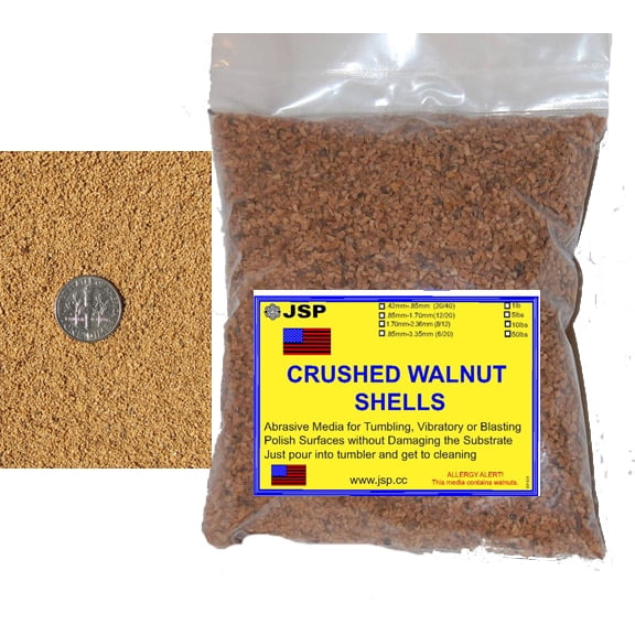 Crushed walnut shell .42-.85mm 20/40 1 lb
