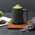 thumbnail image 3 of Tazas de café de cerámica grandes de 24 Oz/700ml con mango dorado, taza de té Jumbo Extra grande para oficina y hogar, regalo y presente, 3 of 5