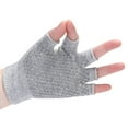thumbnail image 1 of Xihbxyly Guantes de Yoga, Diseño Antideslizante Sin Dedos, Material de Algodón Transpirable, Mejor Agarre y Equilibrio, Ideales para Yoga y Pilates, Unisex, Paquete de 2, 1 of 2