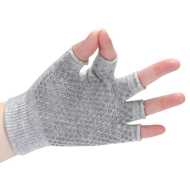 Daisyyozoid Wholesale Yoga Gloves 2 Packs of Non Slip Fingerless Yoga Gloves