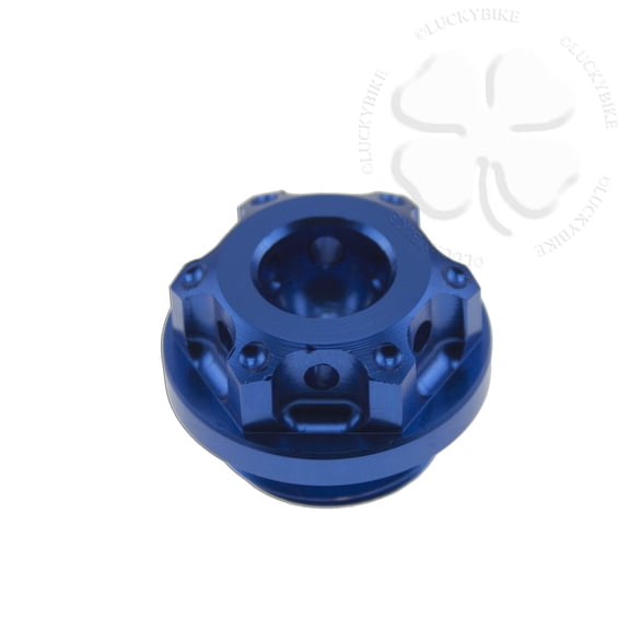 CNC GP Engine Oil Cap Blue For Yamaha YZF R6 R1 Seal CNC Aluminum Filler Lid