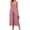 Pink, variant on JULMCOMO Jumpsuits for Women Scoop Neck Adjustable Spaghetti Strap Loose Fit Summer Romper Low Back Sleeveless Wide Leg Flowy Jumpsuits Pink M
