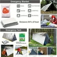 thumbnail image 6 of TEIPUERY Survival Kit 282 Pcs Gear for Outdoor Recreation Camping & Hiking Emergency, 6 of 8