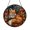 Stained Glass 5.9 Inch, variant on Beautiful Autumn Fox with Glowing Mushrooms Spring Suncatcher Decor