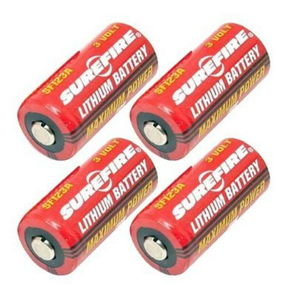 SureFire SF123A 3Volt Lithium Battery4pack