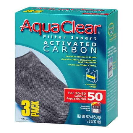 Charbon activé pour filtre AquaClear 50/200