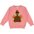 thumbnail image 2 of Inktastic Thanksgiving Pilgrim Turkey Toddler Sweatshirt, 2 of 4
